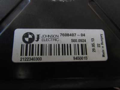 BMW Radiator Fan Assembly Johnson Electric 400W 17427640509 F22 228i F30 320i5